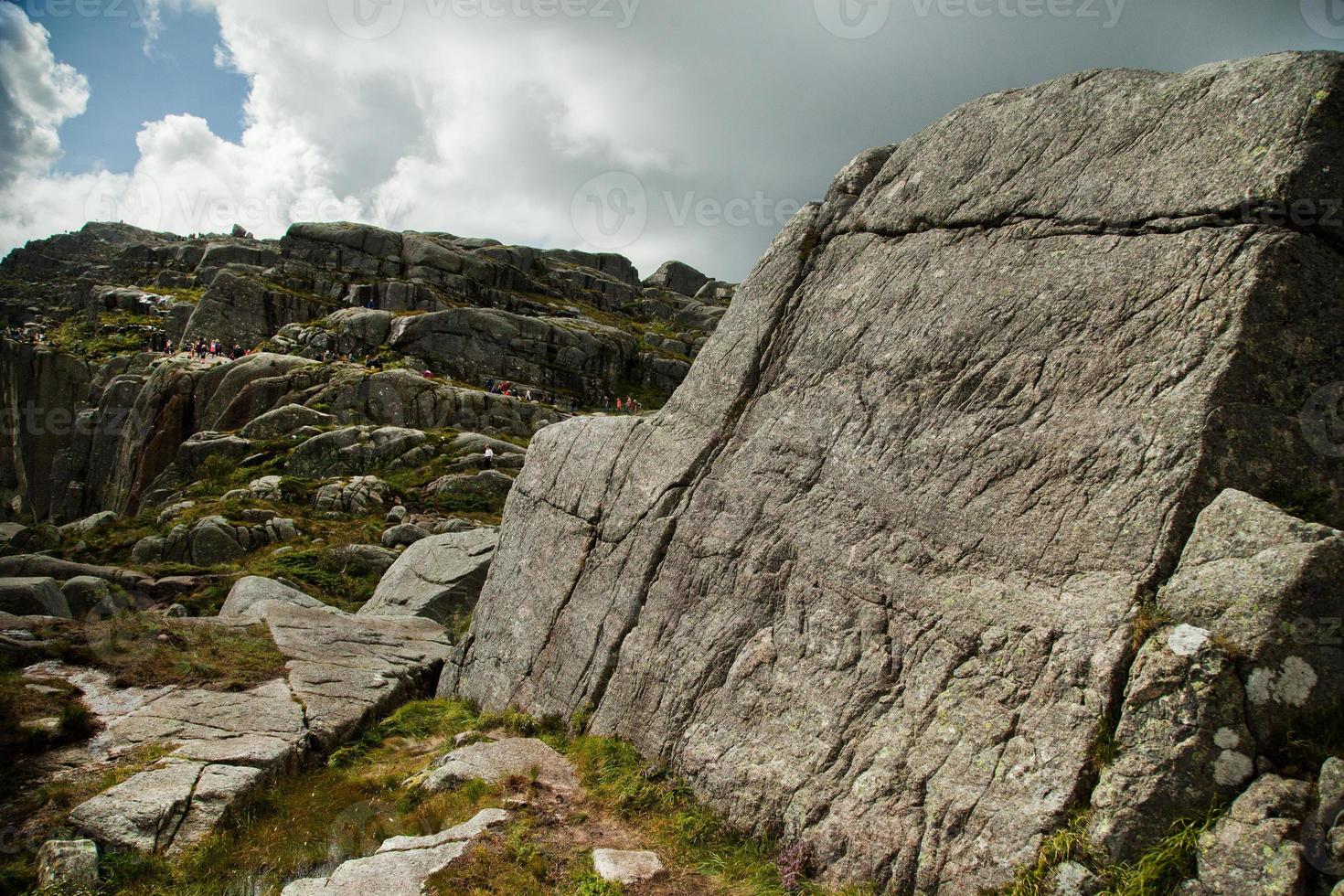 Bunte Bergszenen in Norwegen. schöne Landschaft von Norwegen, Skandinavien. Norwegen Berglandschaft. Natur im Sommer. foto