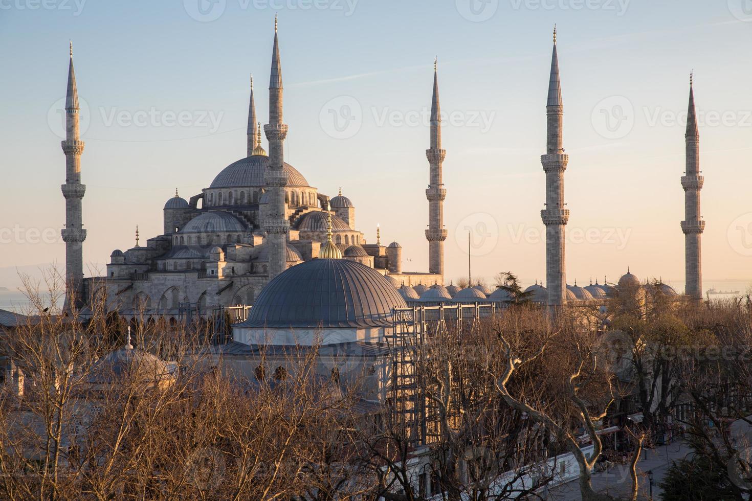 blaue Moschee, Istanbul, Truthahn foto