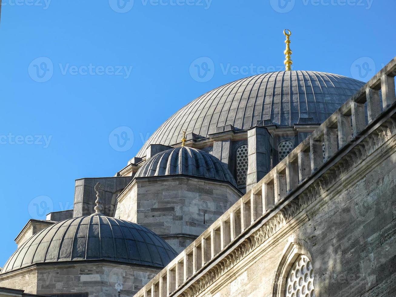 Details der Architektur der süleymaniye Moschee, Istanbul foto