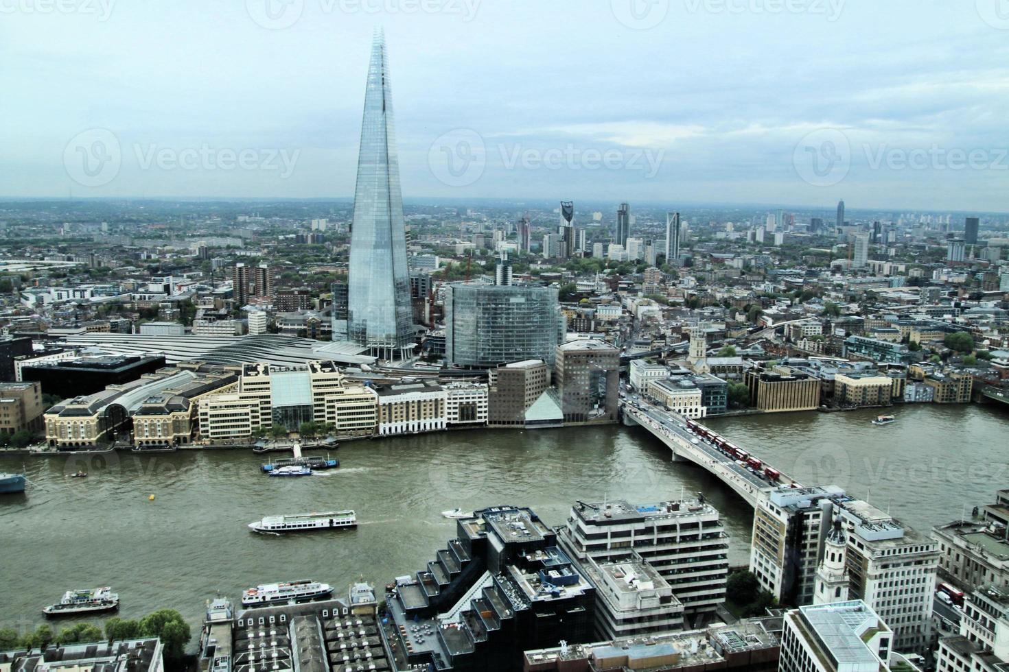 eine luftaufnahme von london foto