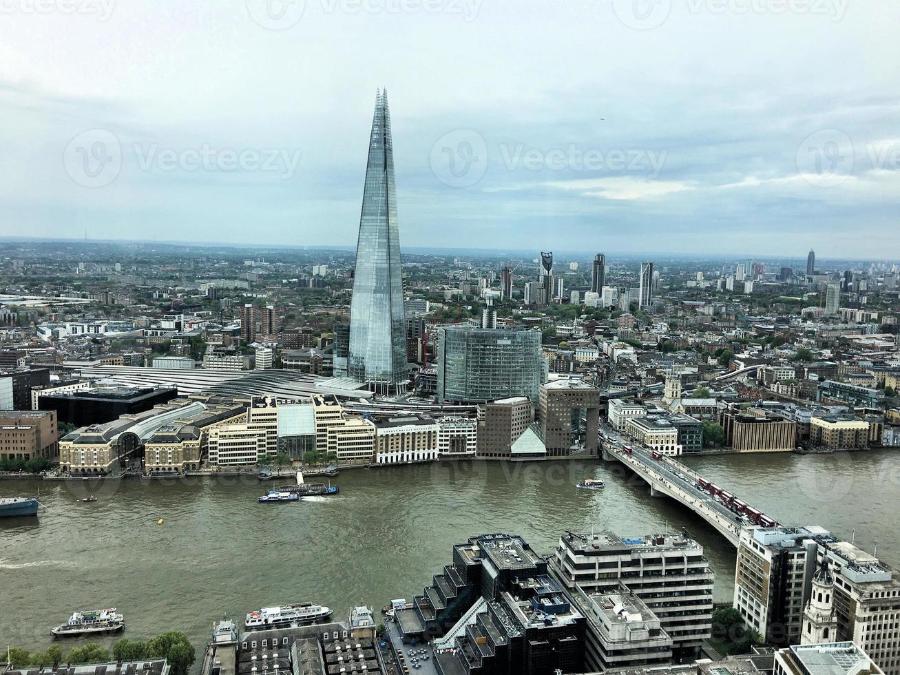 eine luftaufnahme von london foto