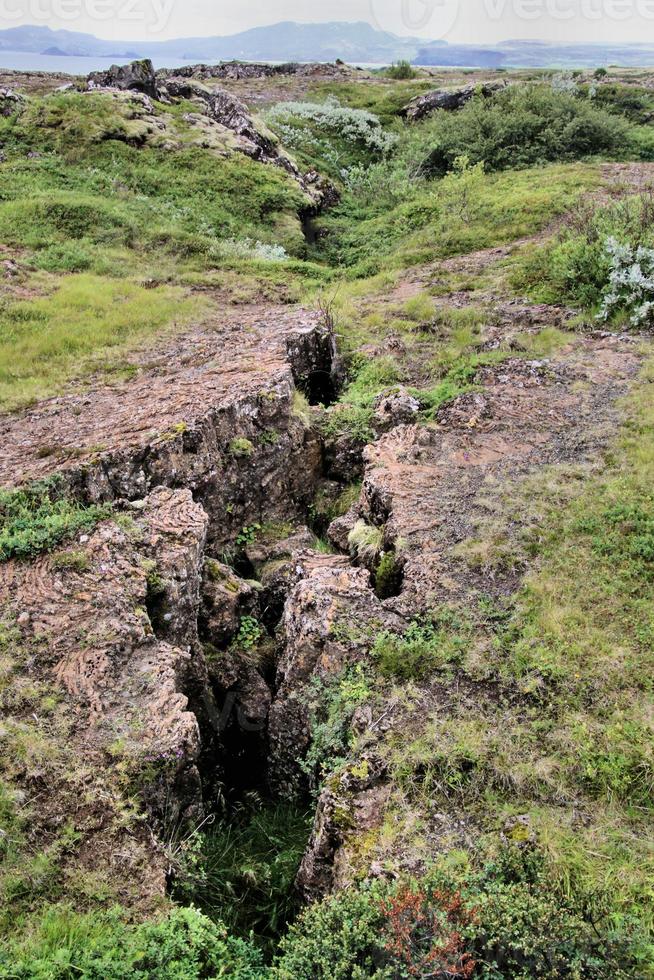 ein blick auf island in der nähe von reykjavik foto