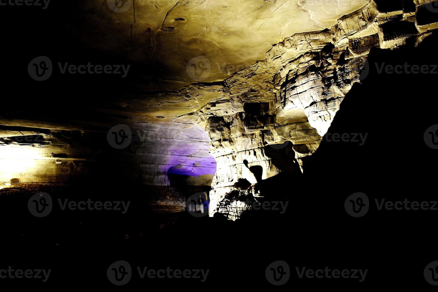 eine höhle in belum, kurnool ap in indien foto