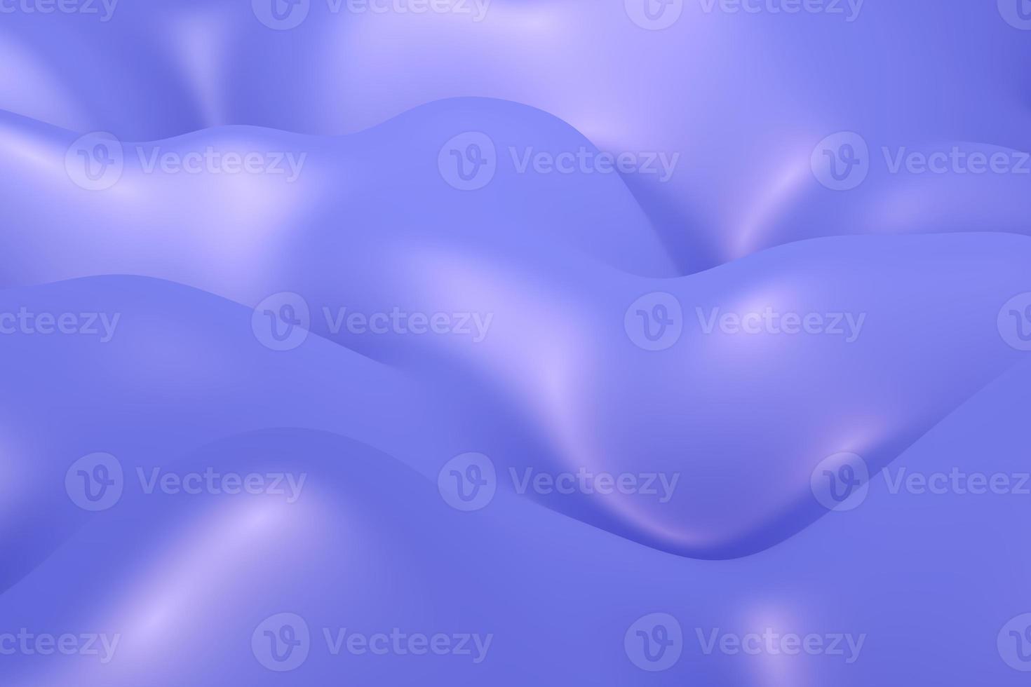 glänzende generative Kunst. Flusswellen dynamische Materialien. stilvoller pastellblauer 3D-Rendering-Hintergrund foto