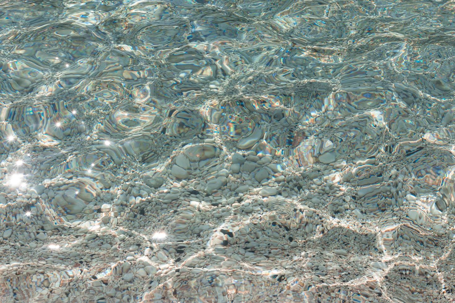klares Wasser im Meer foto