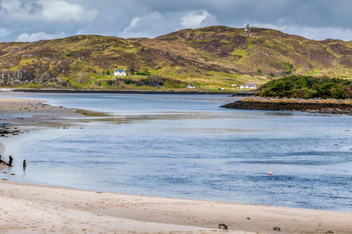 Blick auf die Mündung der Morar Bay in den West Highlands von Schottland am 19. Mai 2011 foto