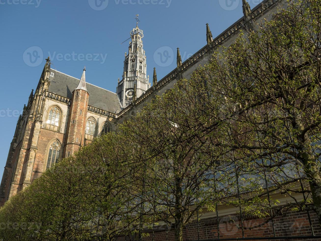 die stadt haarlem in den niederlanden foto