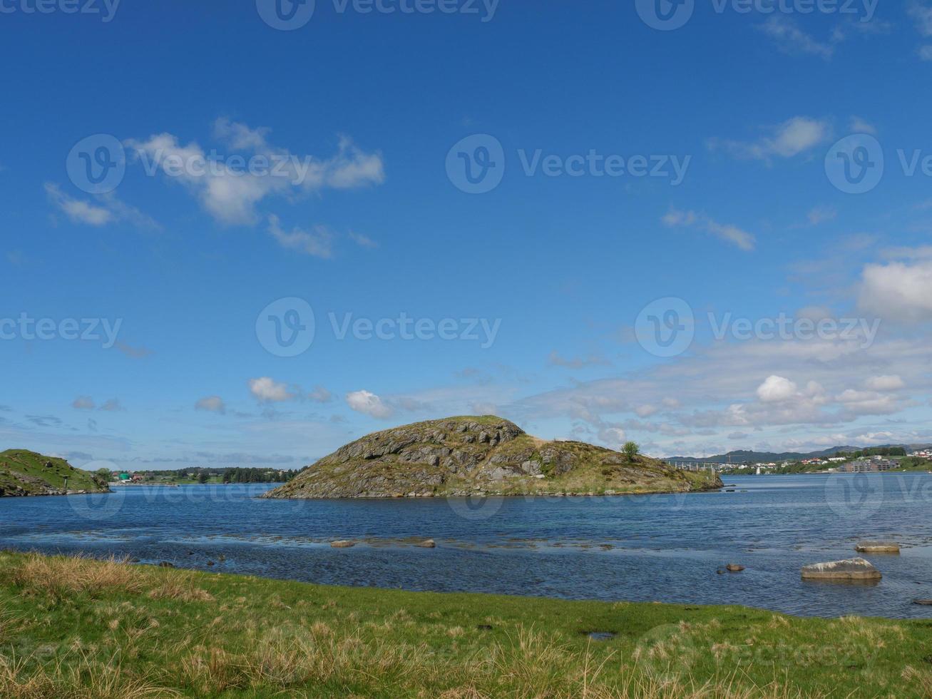 die stadt haugesund in norwegen foto