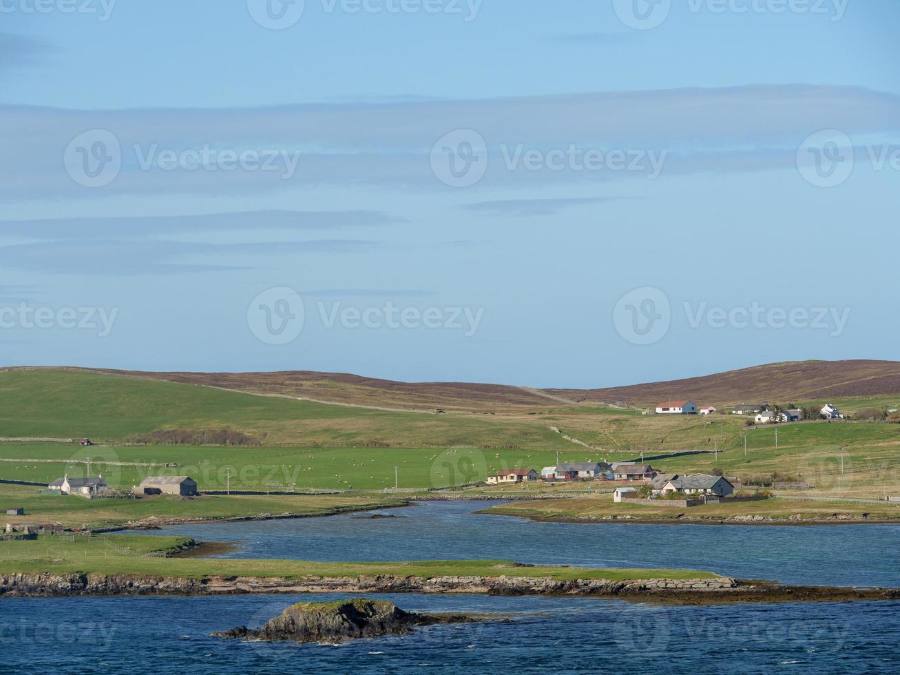 die Sheltand-Insel in Schottland foto