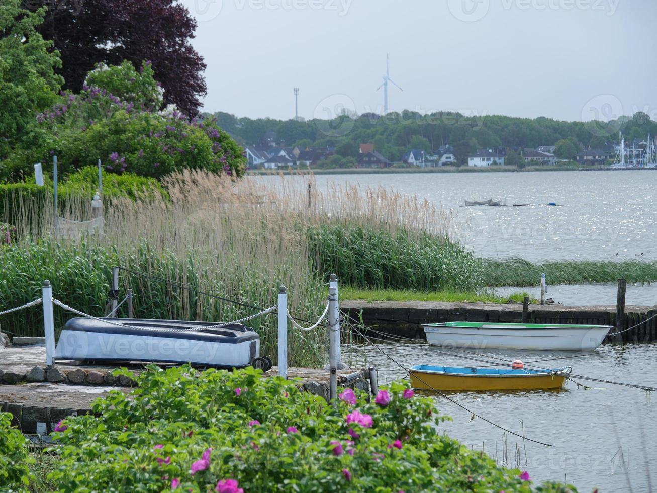 das kleine dorf holm an der schleie foto