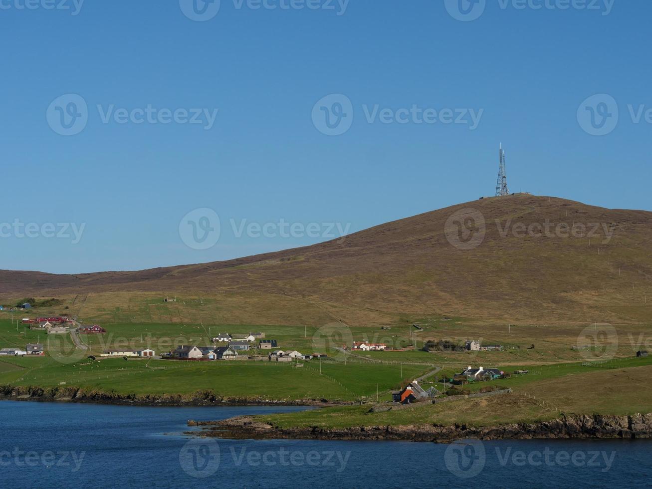 die Sheltand-Insel in Schottland foto