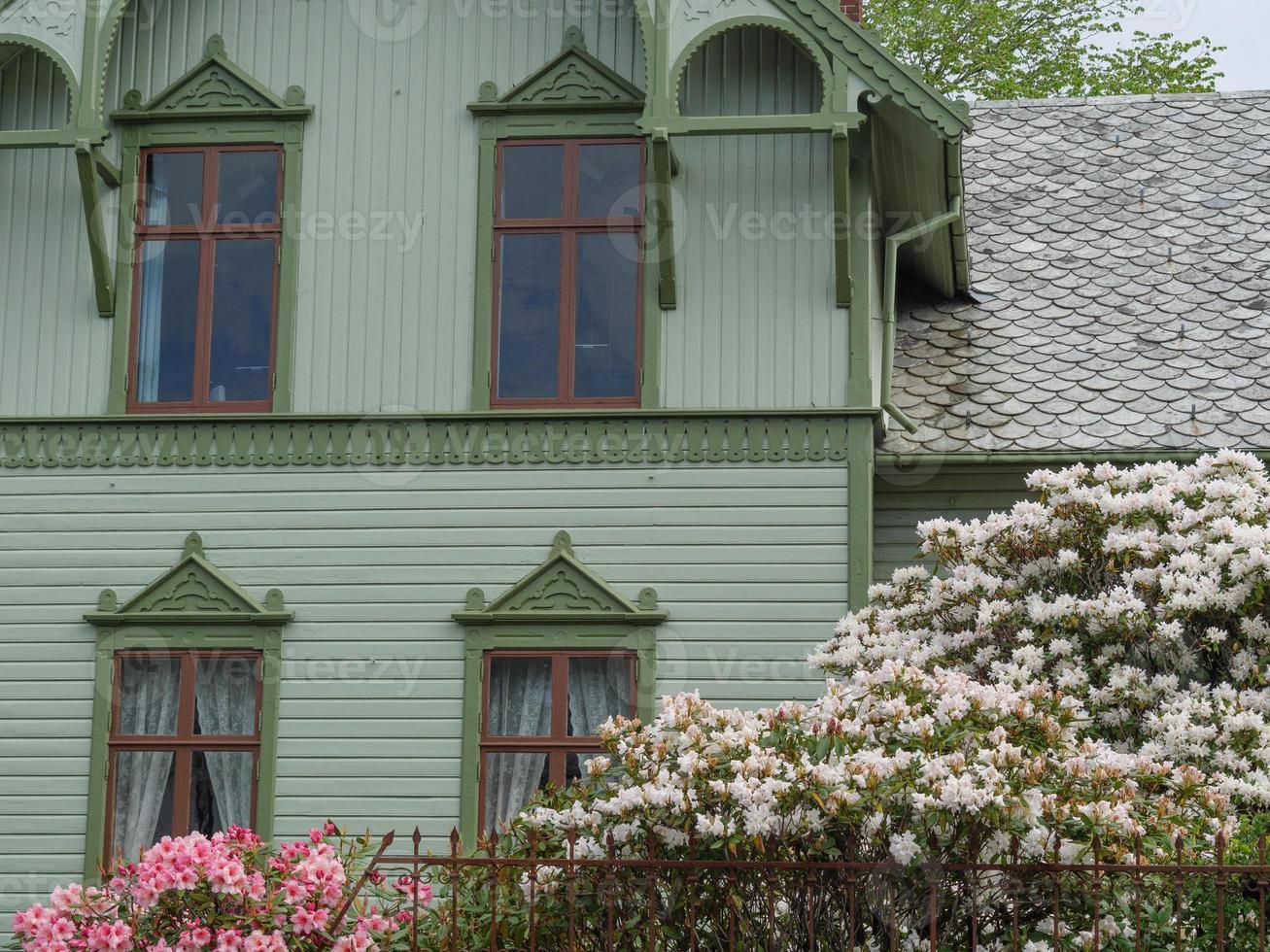 die stadt haugesund in norwegen foto