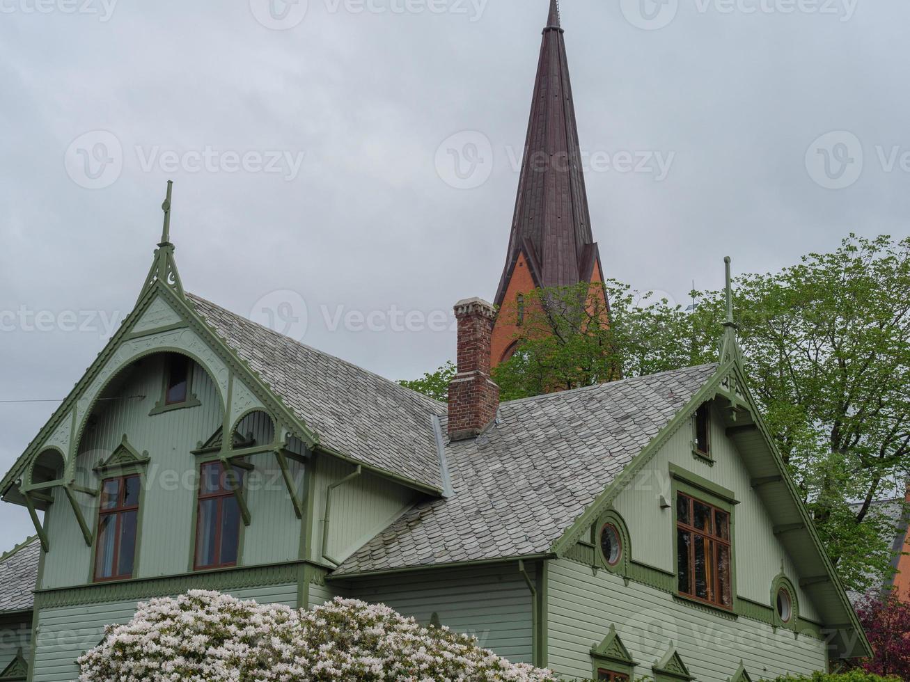 die stadt haugesund in norwegen foto