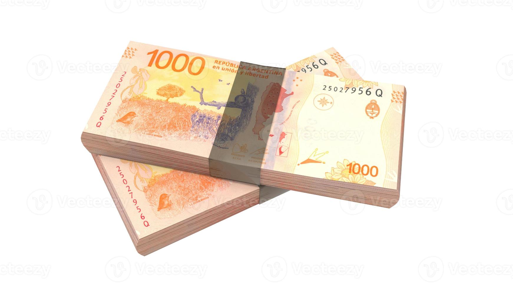 Währung des argentinischen Pesos foto