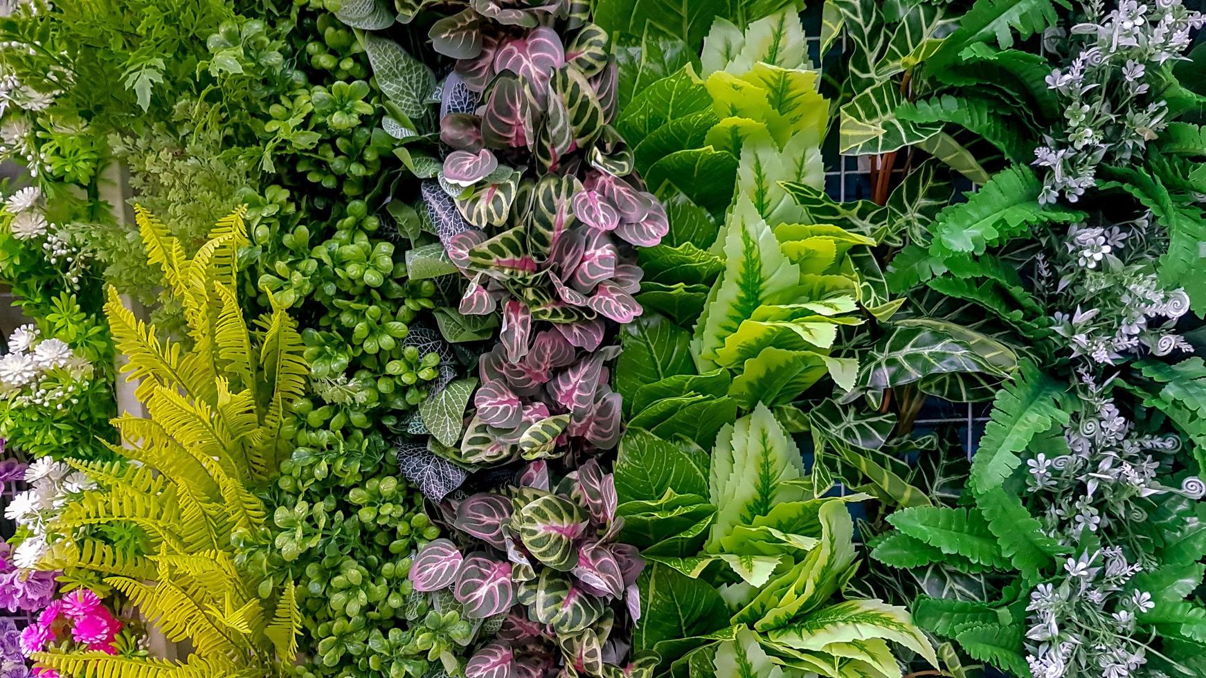 bunte Blumen und Blätter für dekorative Hintergründe. kostenloses Foto