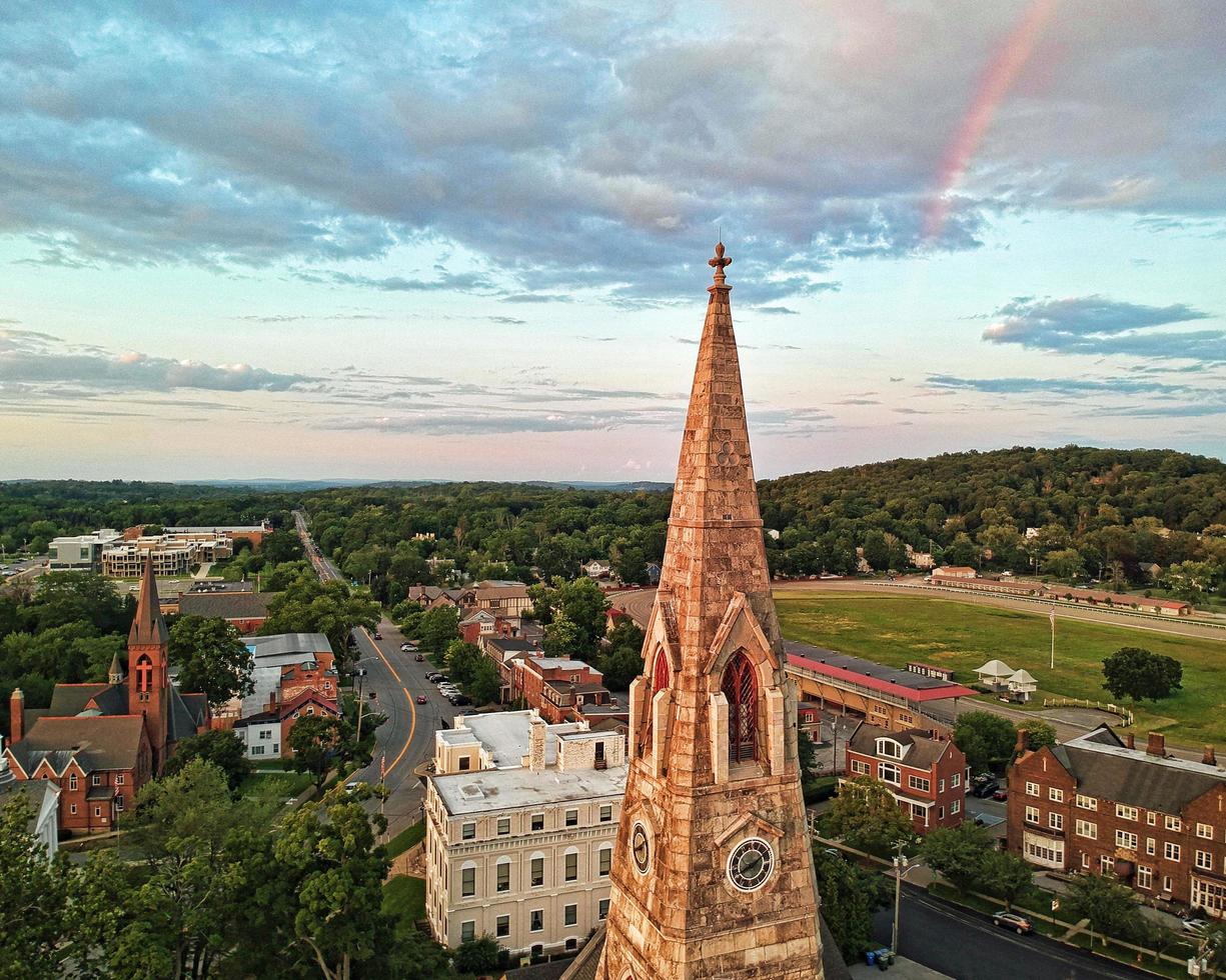 Goshen, New Yorker Regenbogen foto