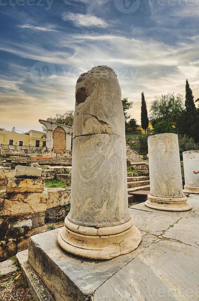 Römische Agora in Athen in Griechenland foto