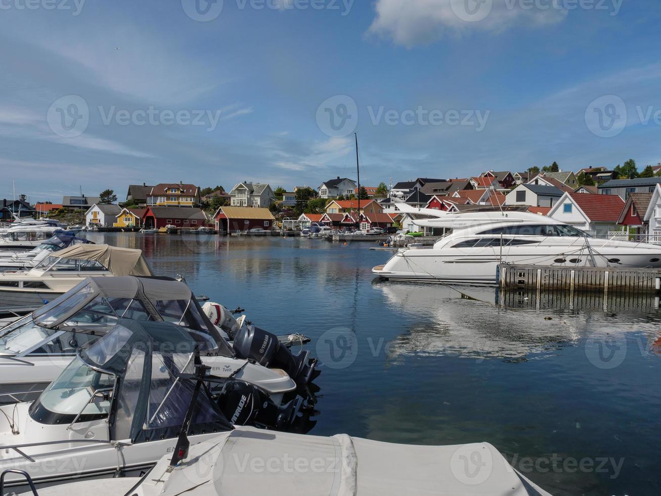 Stavanger-Stadt in Norwegen foto