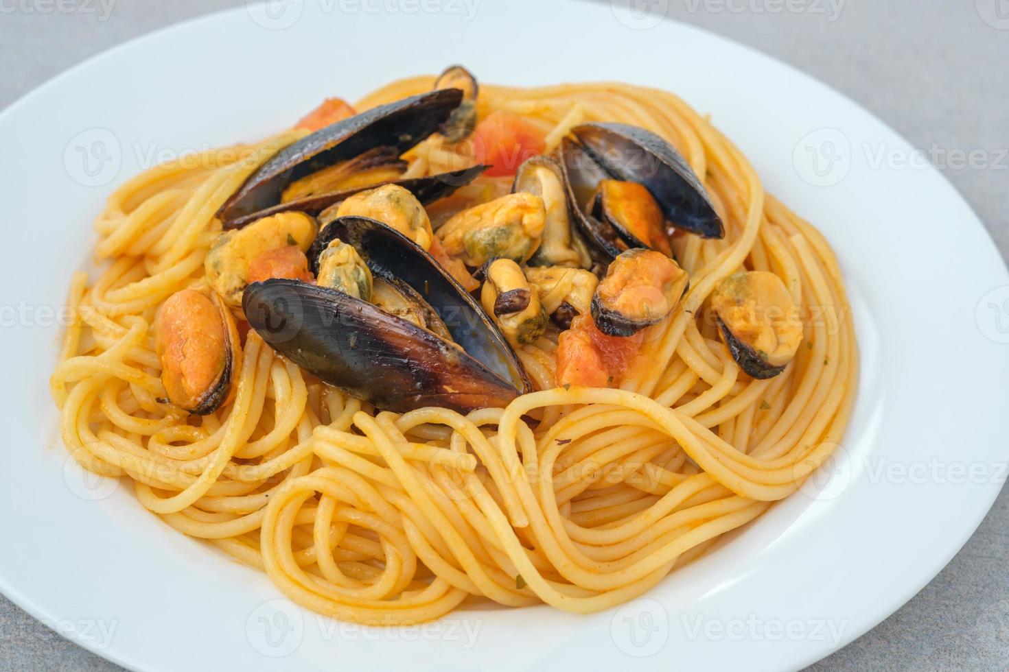 Muschel-Spaghetti-Nudeln foto