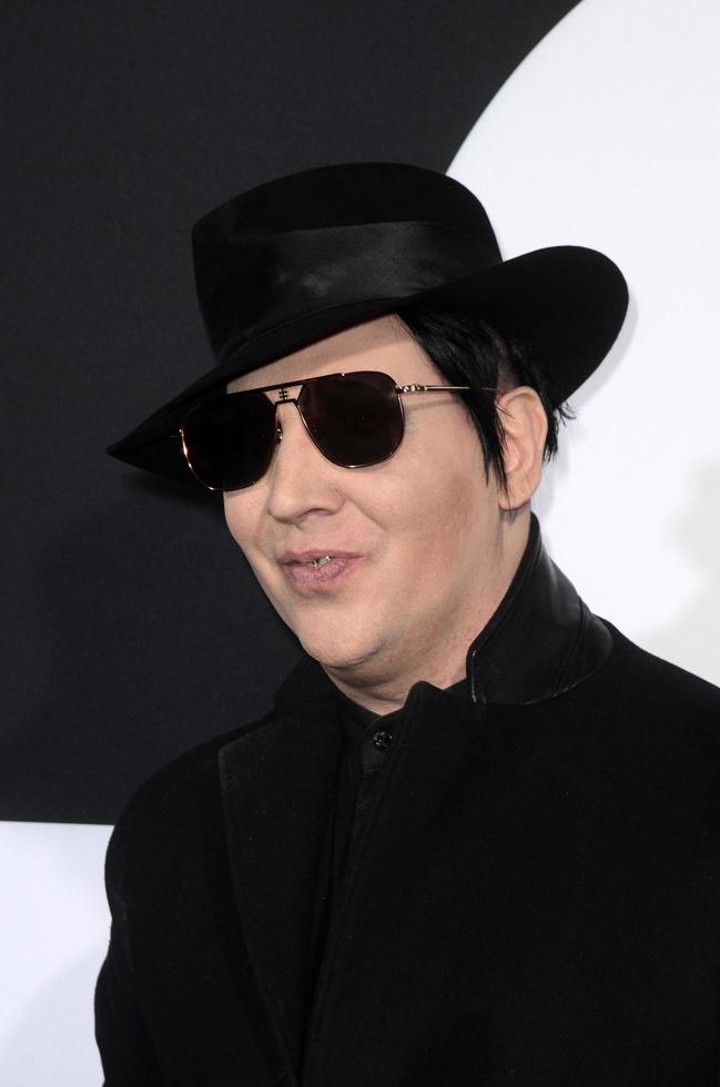 los angeles 17. oktober - marilyn manson bei der halloween-premiere im tcl chinese theater imax am 17. oktober 2018 in los angeles, ca foto