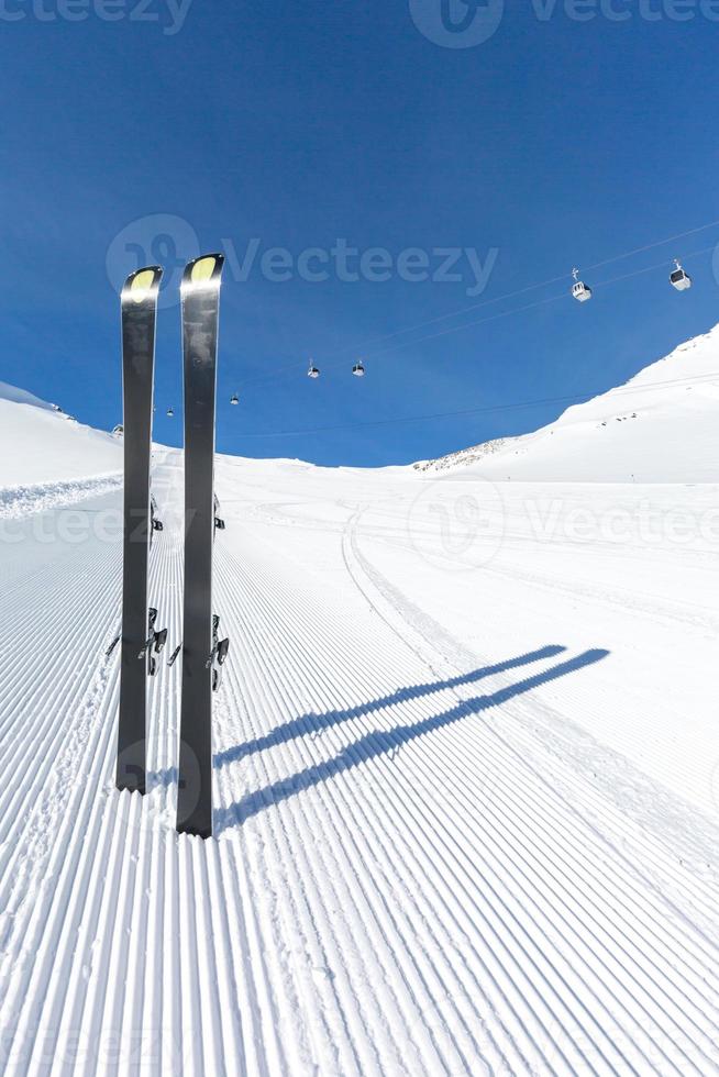 Paar Ski foto