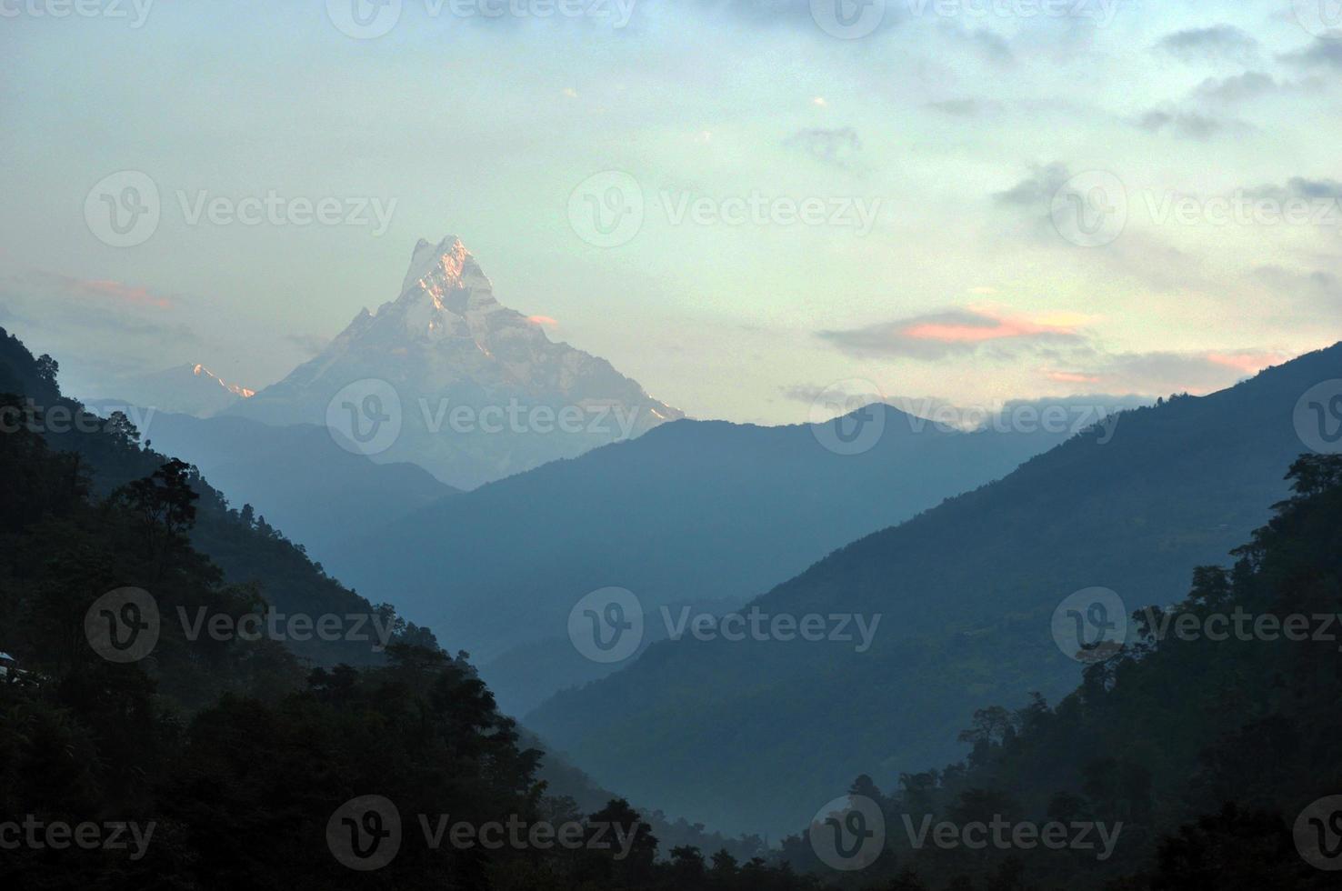 Annapurna-Massiv. Nepal. foto