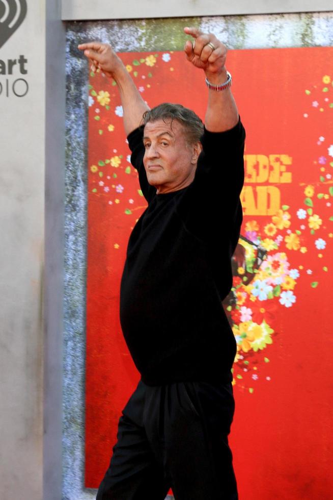 Los Angeles 2. August - Sylvester Stallone bei der Premiere des Selbstmordkommandos im Dorftheater am 2. August 2021 in Westwood, ca foto