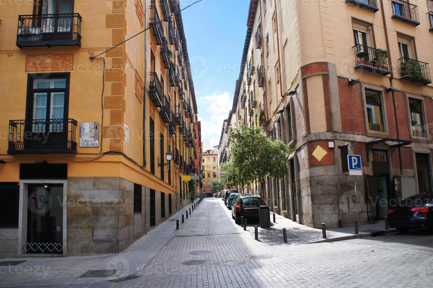 Madrid Old Quarter Street foto