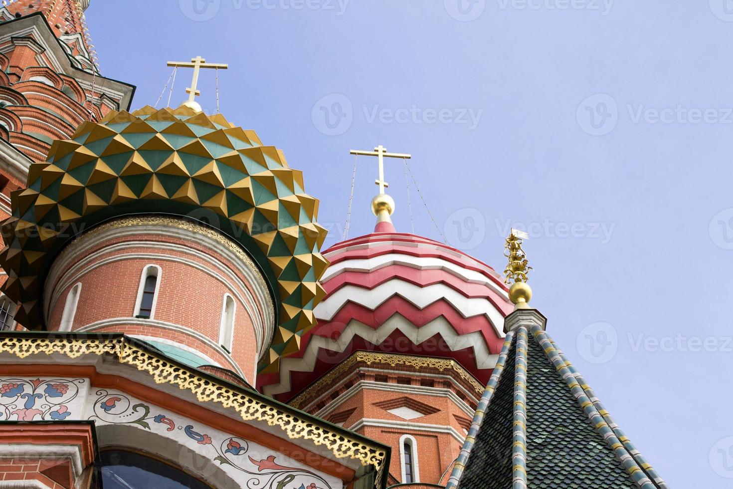 Kathedrale St. Basilikum auf rotem Platz in Moskau, Russland foto