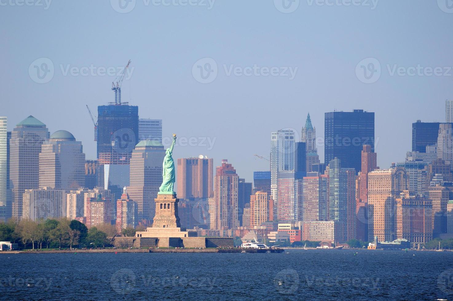 new york city untere manhattan skyline foto