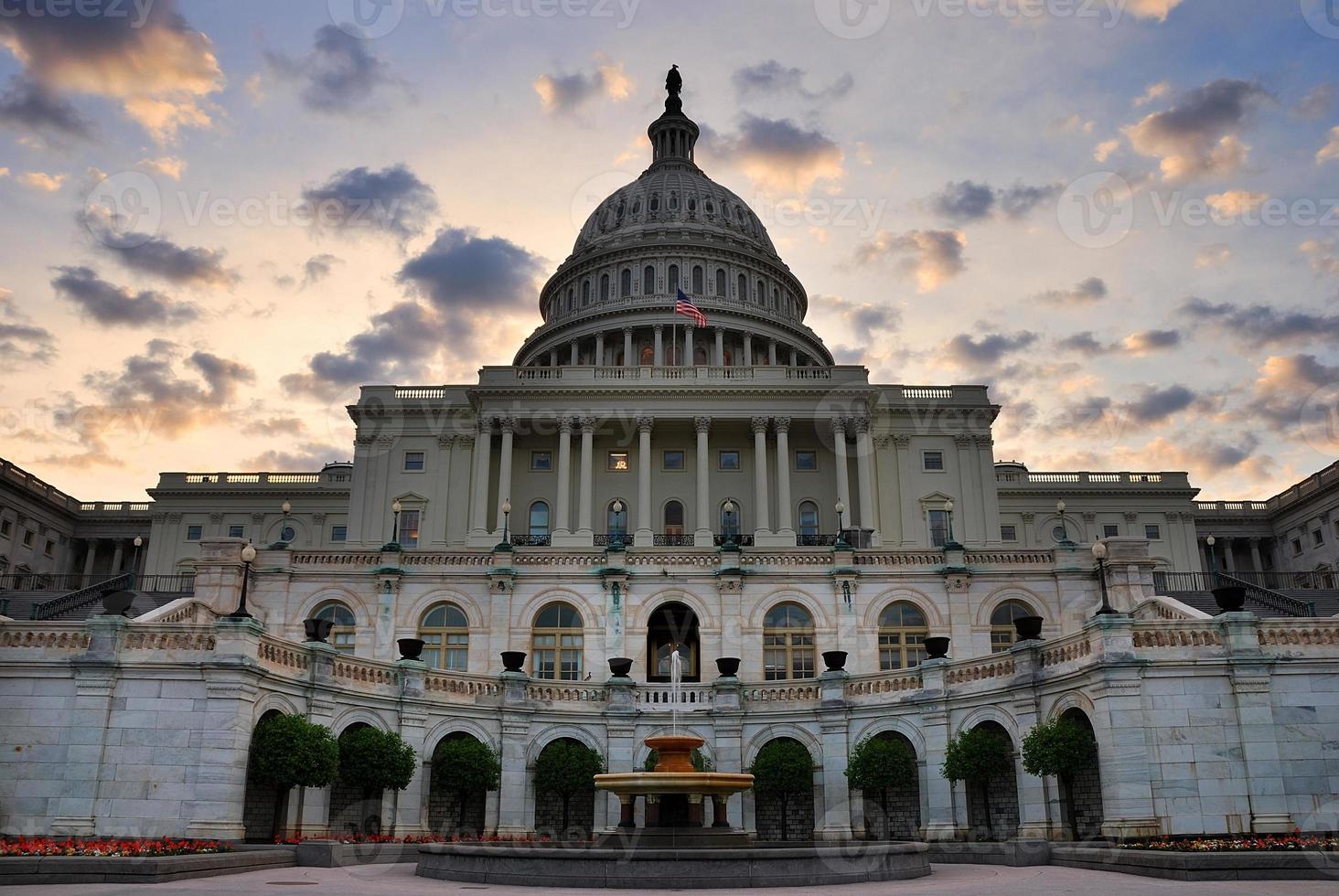 capitol hill gebäude nahaufnahme, washington dc foto