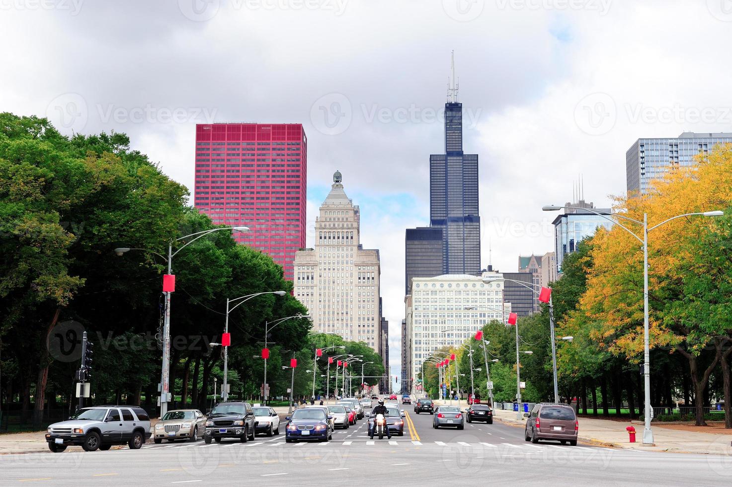 Chicago-Straßenansicht foto