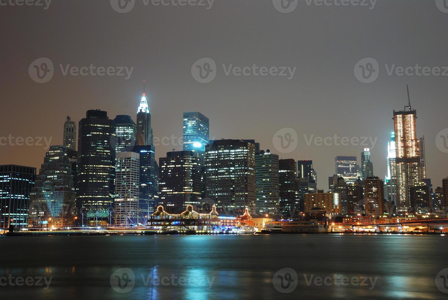 Skyline von Manhattan, New York City foto