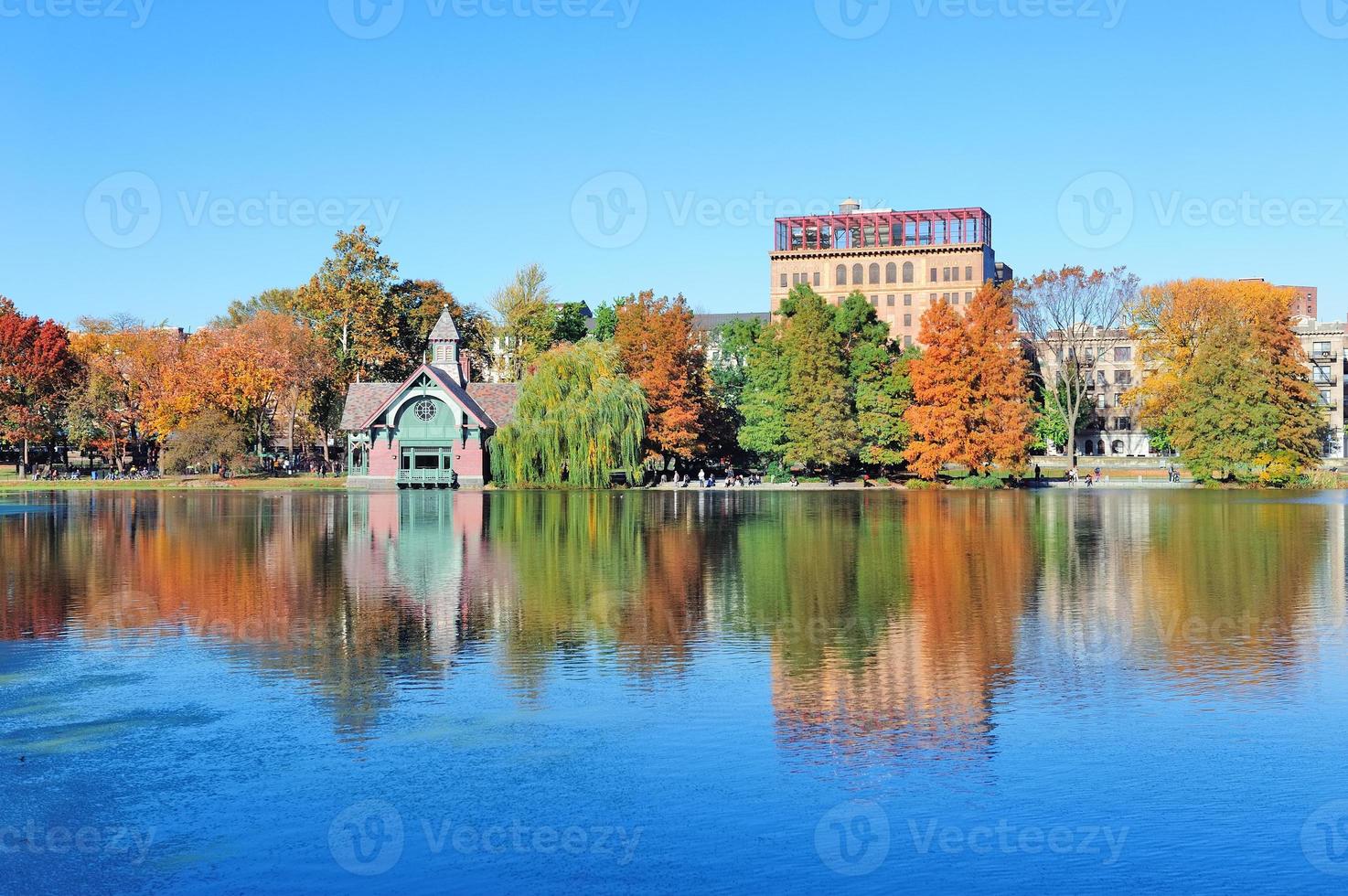 new york city central park herbst foto