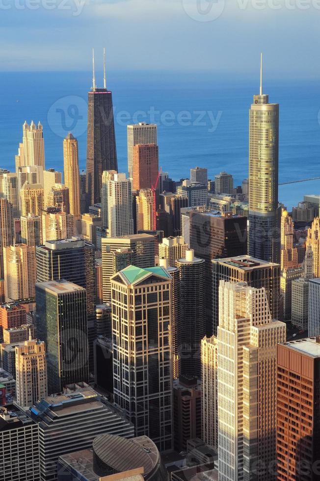 Chicago Luftaufnahme foto