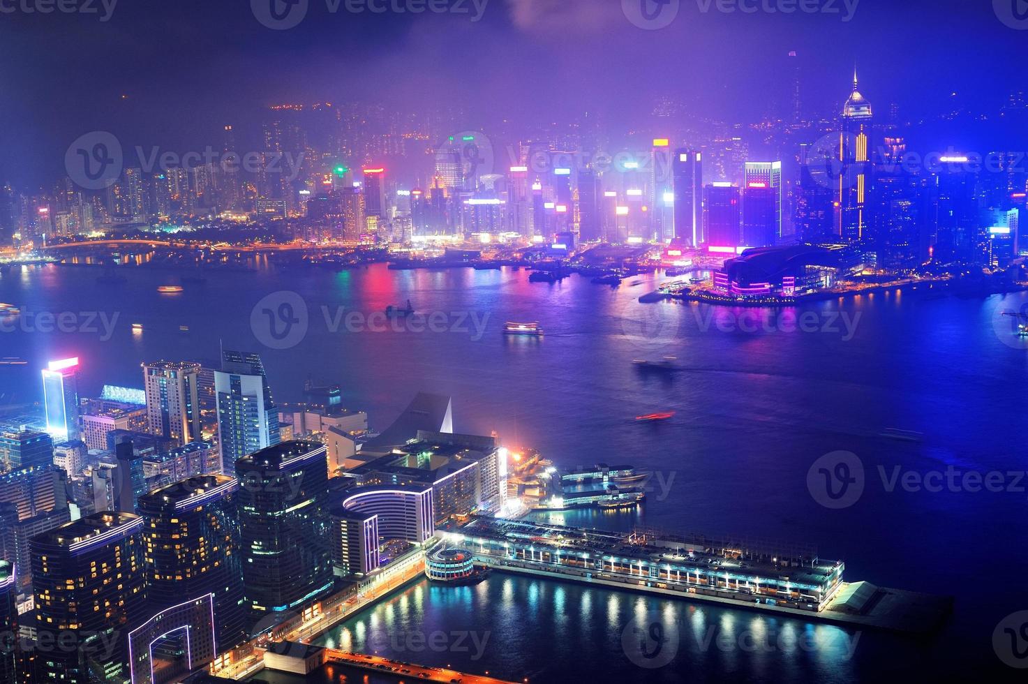 Hong Kong Luftnacht foto