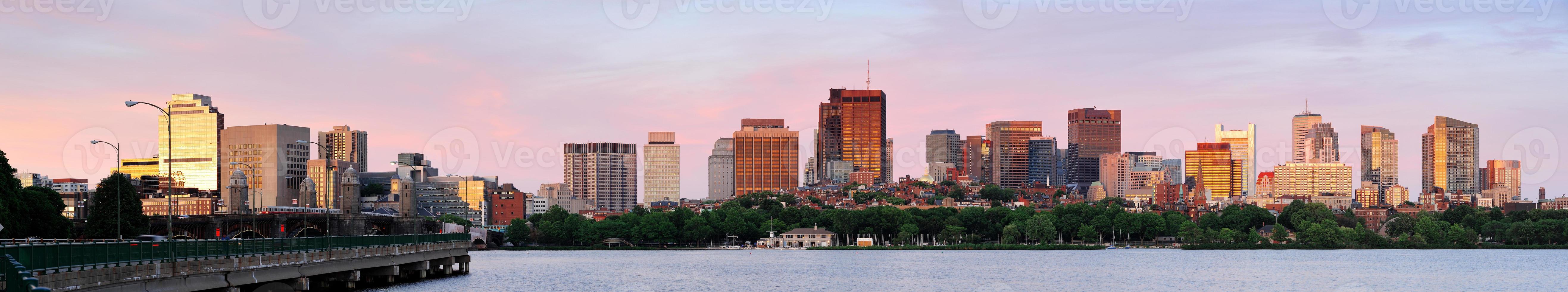 Skyline-Panorama von Boston foto