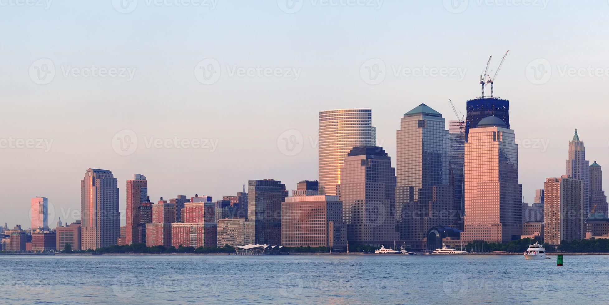 Skyline der Innenstadt von New York City, Manhattan foto