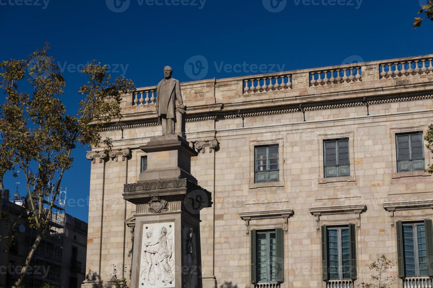 Gebäudefassaden von großem architektonischem Interesse in der Stadt Barcelona - Spanien foto