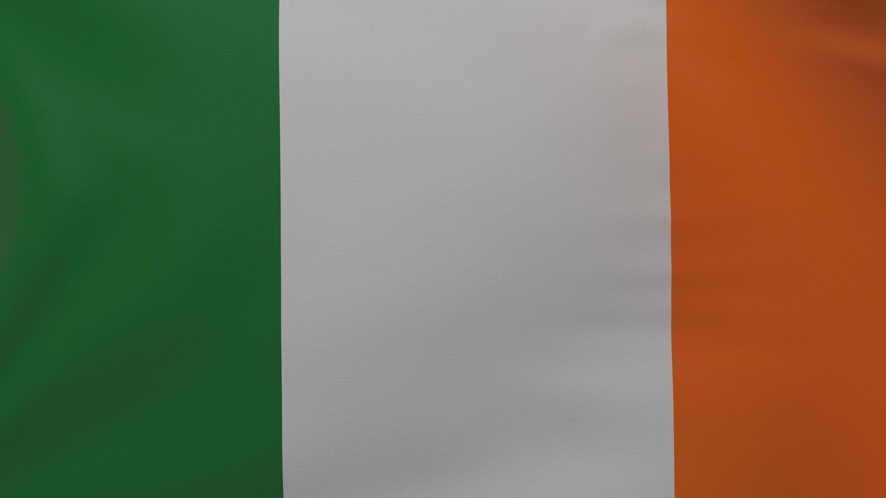 Textur der irischen Flagge foto