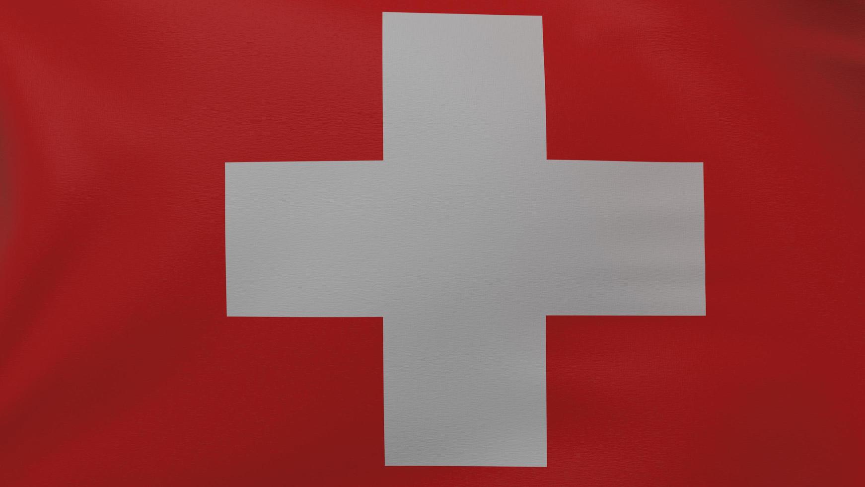 Textur der Schweizer Flagge foto