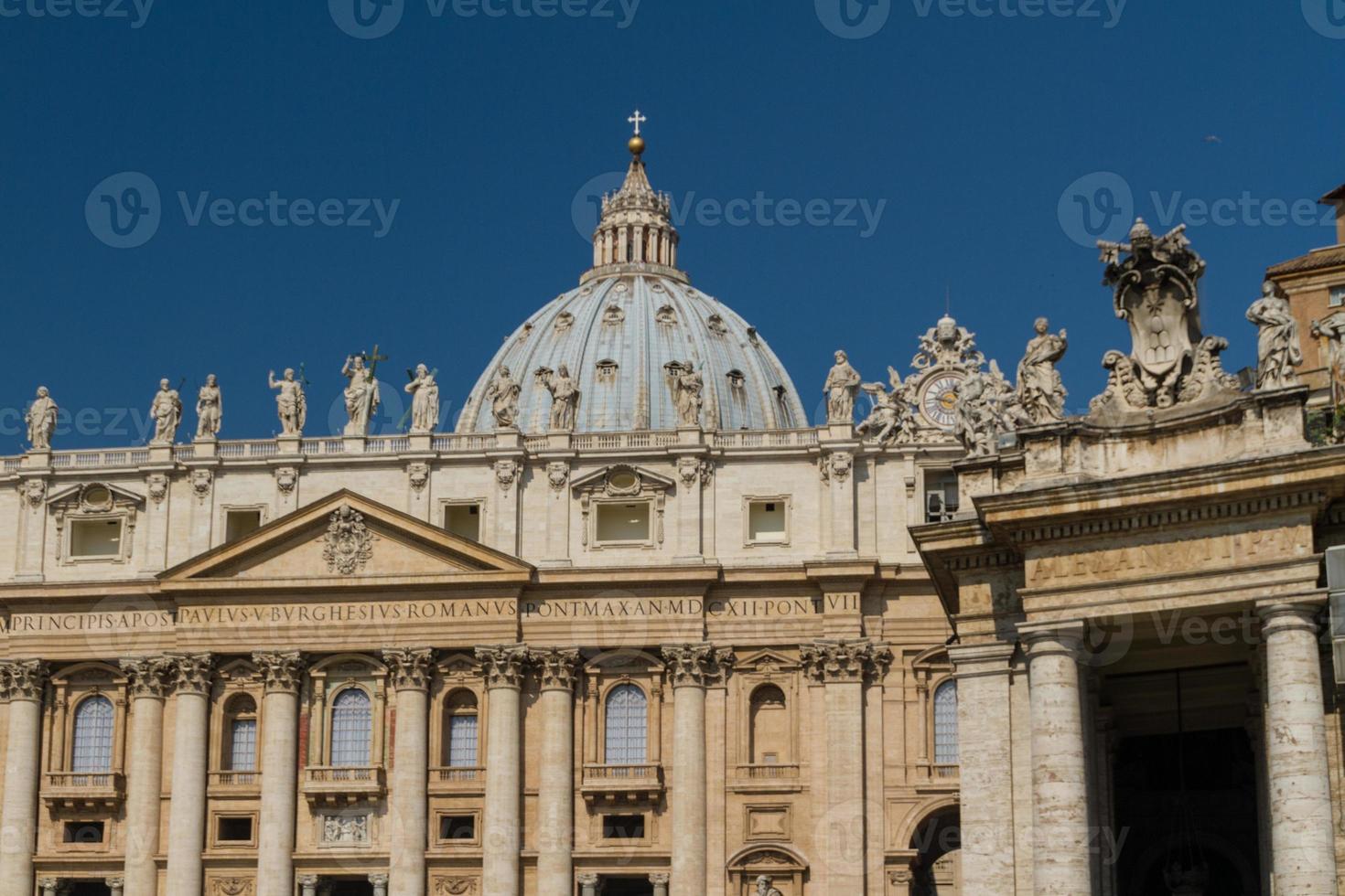 basilica di san pietro, vatikanstadt, rom, italien foto
