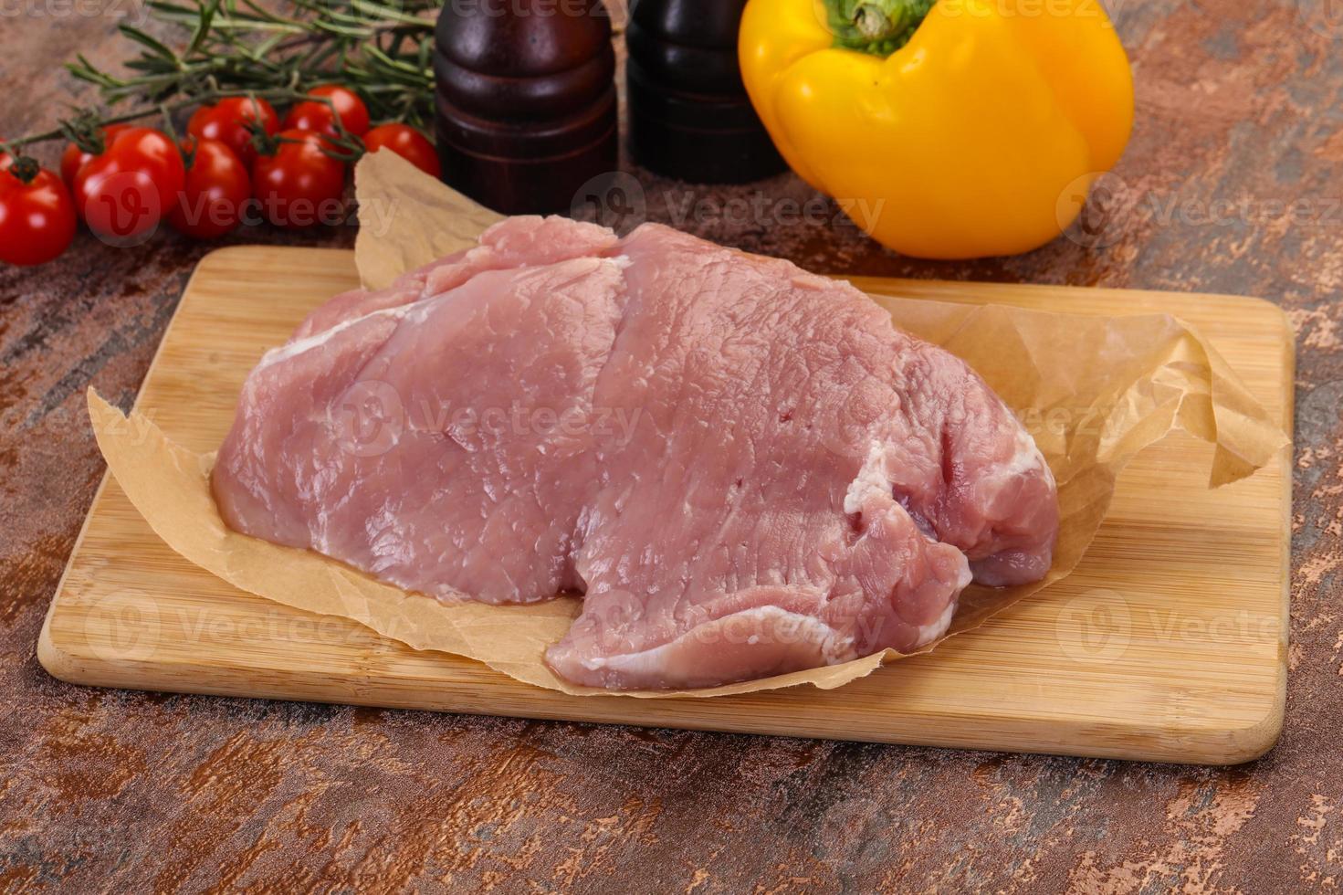 rohes Schweinefleisch foto