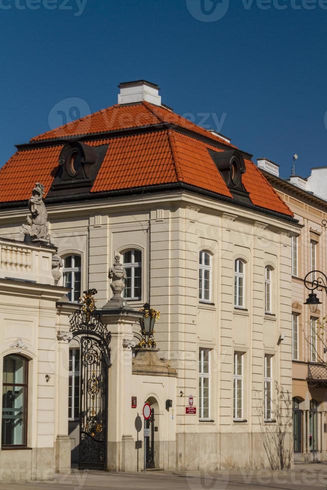 Stadtzentrum von Warschau, Polen foto