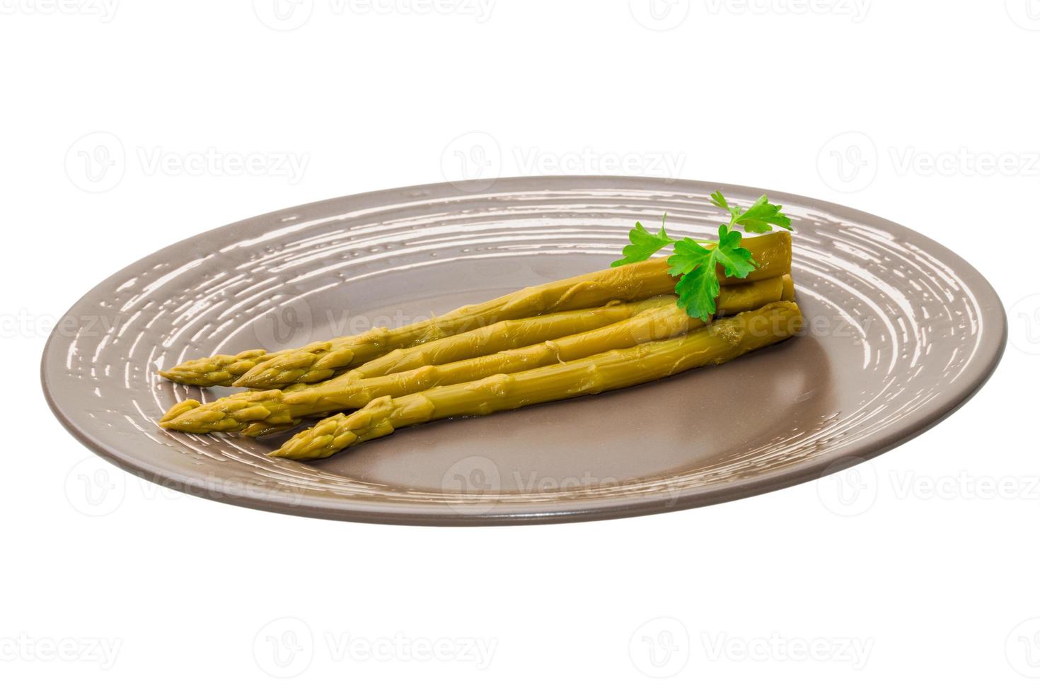 Spargel auf weiß foto