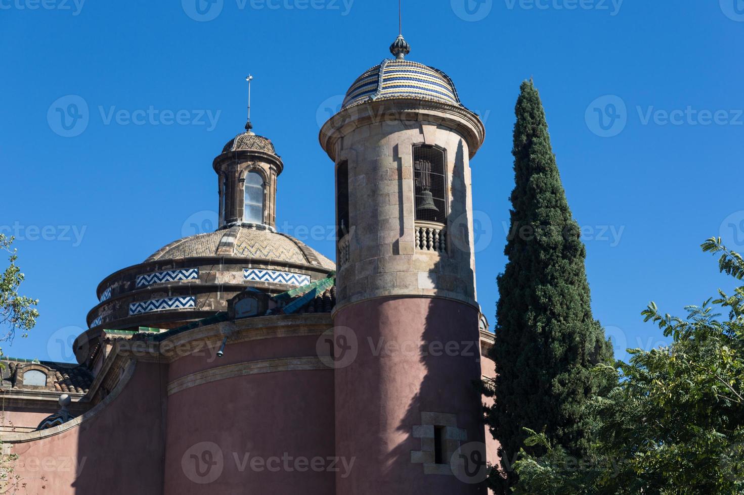 Gebäudefassaden von großem architektonischem Interesse in der Stadt Barcelona - Spanien foto