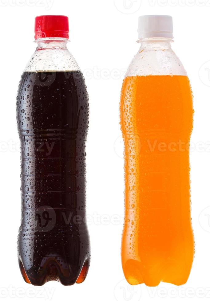 verschiedene Flaschen Soda foto