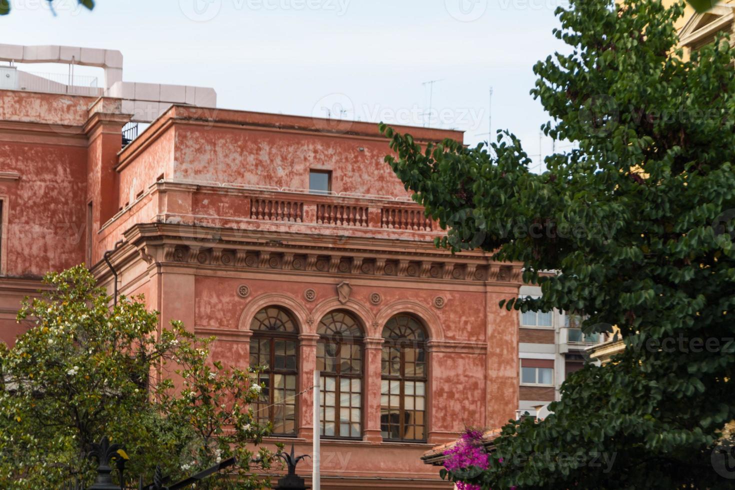 Rom, Italien. typische architektonische Details der Altstadt foto