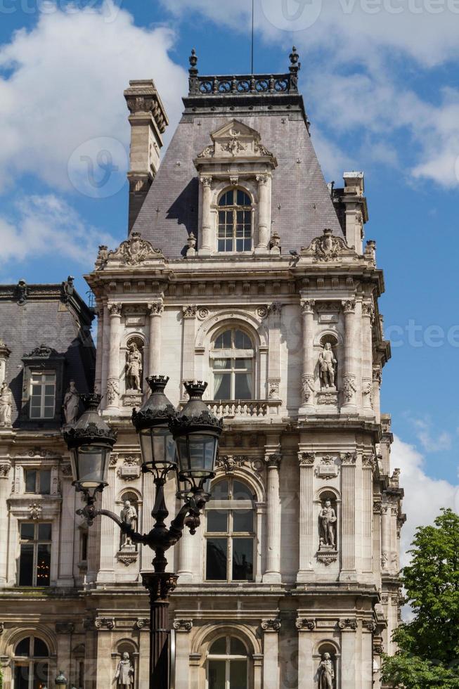 historisches gebäude in paris frankreich foto