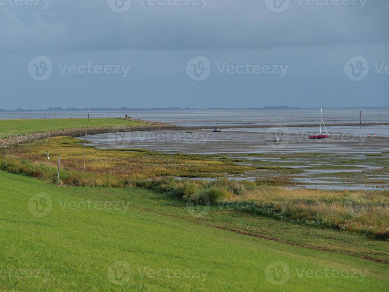 der strand der deutschen insel juist foto